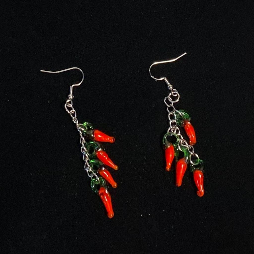 Red Chili Pepper Earrings